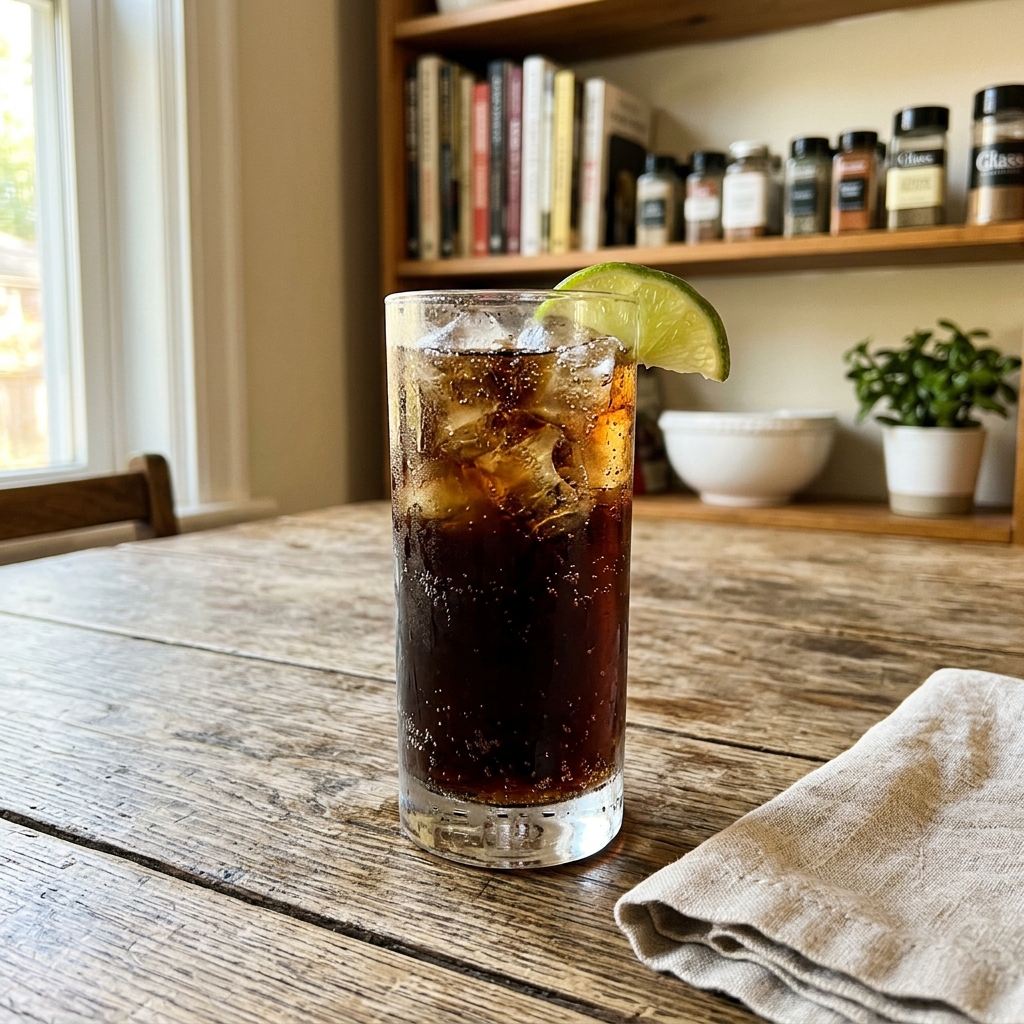 Gin Cola Cocktail